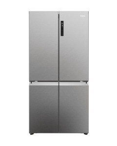 Haier HCR5919ENMP - Frigorífico combinado puerta francesa Clase E Total No Frost Acero Inox