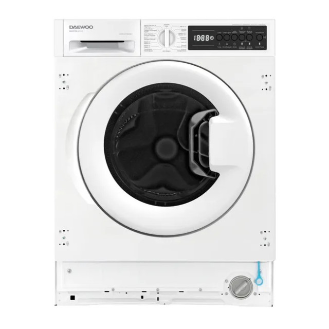 Daewoo WDI814T2WB0ES - Lavadora secadora carga frontal integrable 8/5 Kg 1200 rpm Clase A/E