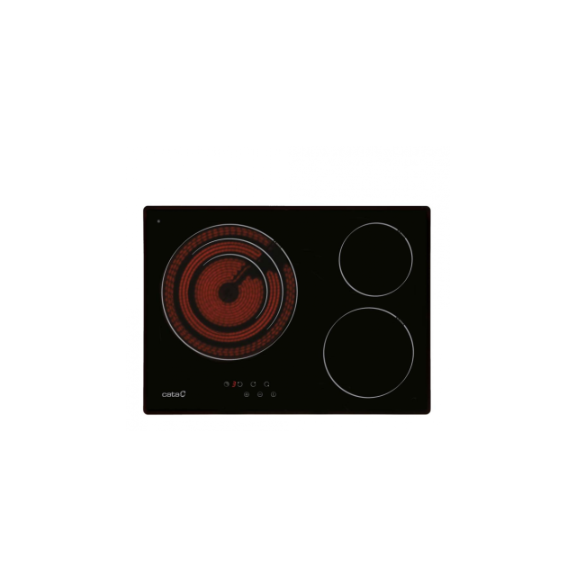 Cata TT5003/G - Placa cocción vitrocerámica 60 cm encastrable 3 zonas