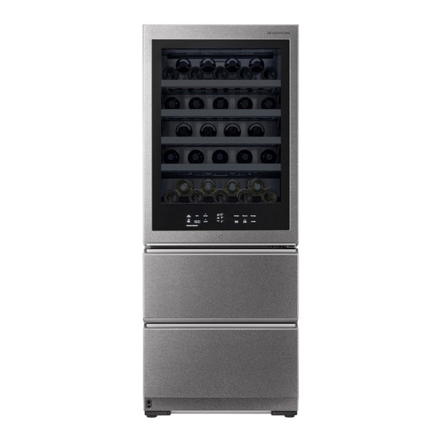 LG LSR200W - Armario bodega, 2 temperaturas, Clase E, 64 botellas